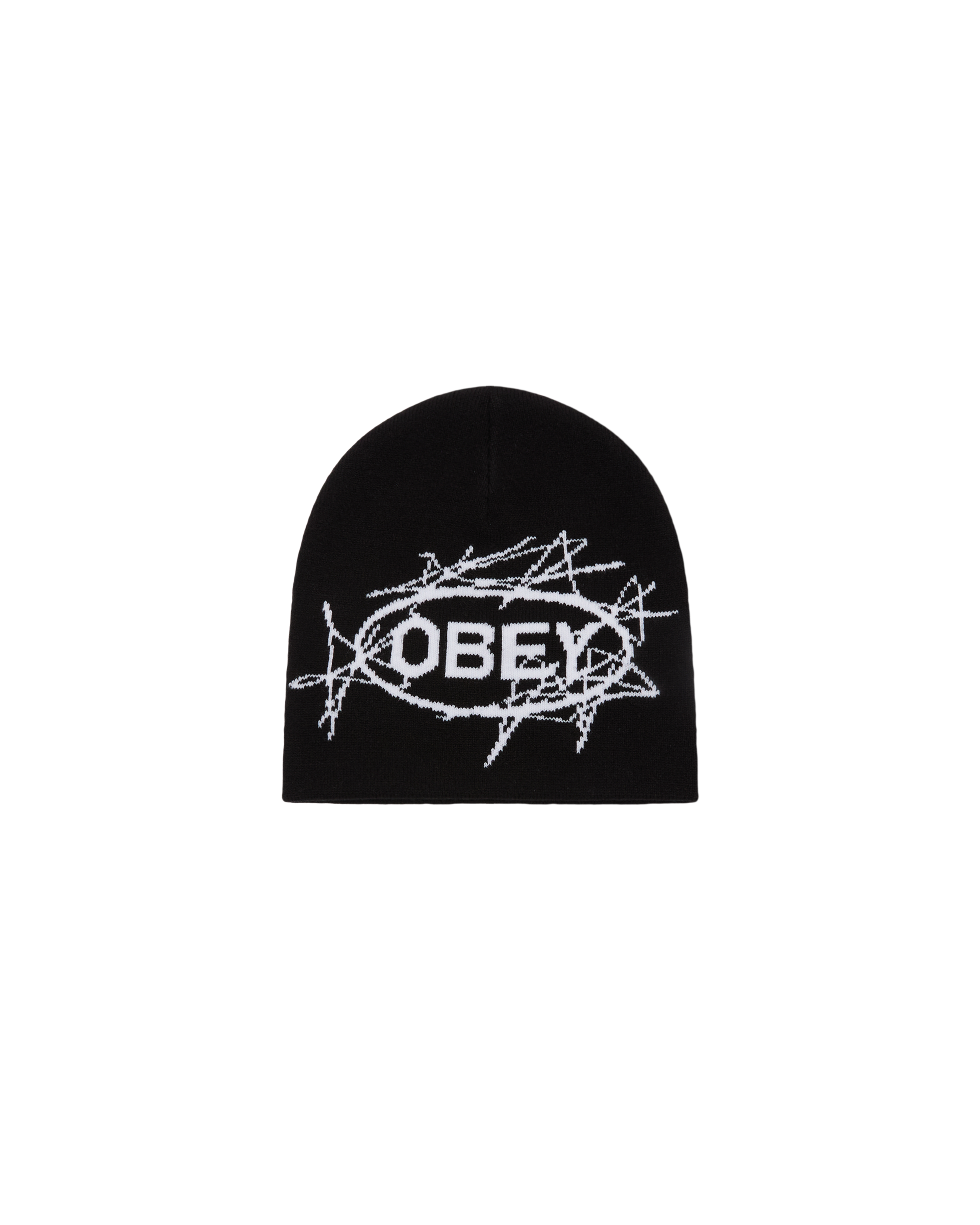 OBEY SCRAM BEANIE - BLACK