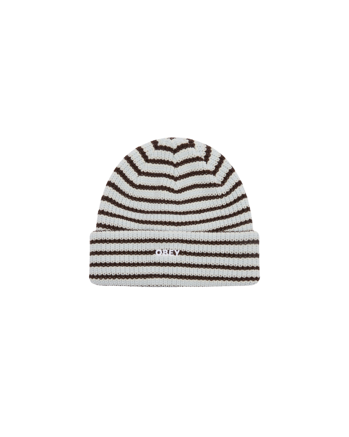 OBEY DAVIS BEANIE - BROWN MULTI