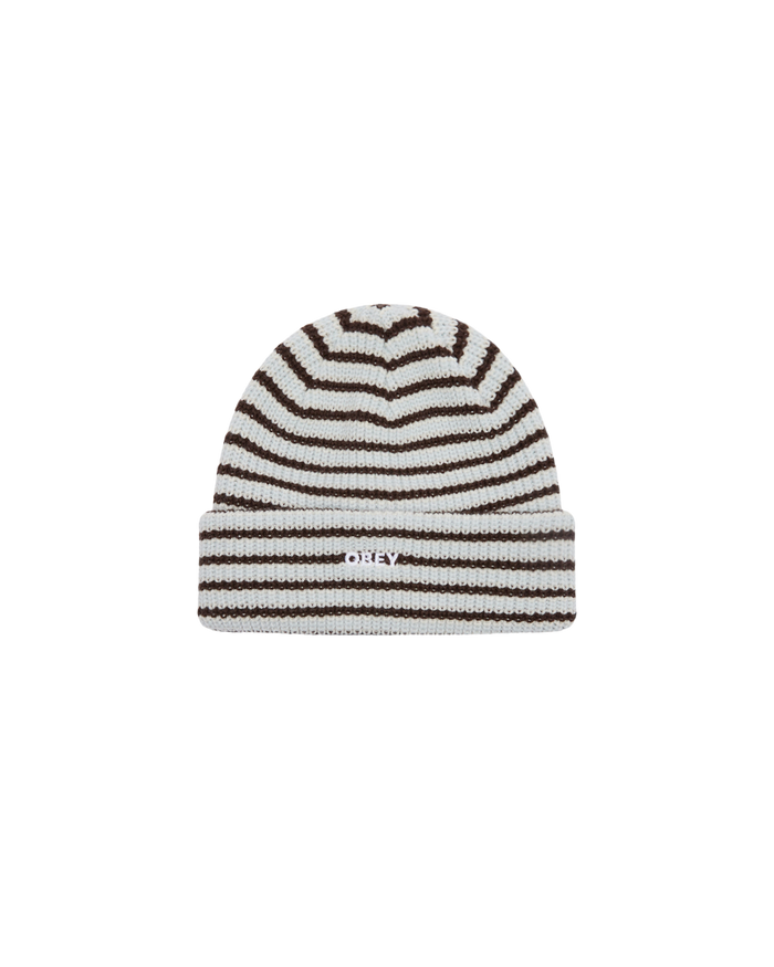 OBEY DAVIS BEANIE - BROWN MULTI