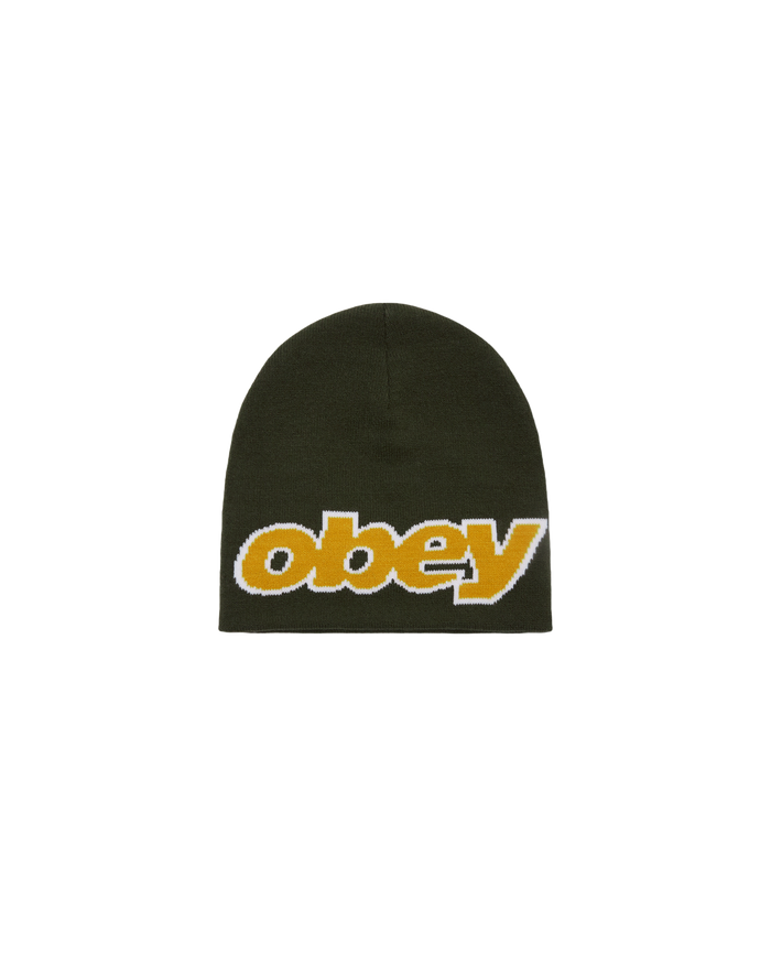 OBEY BYRON BEANIE - KOMBU GREEN