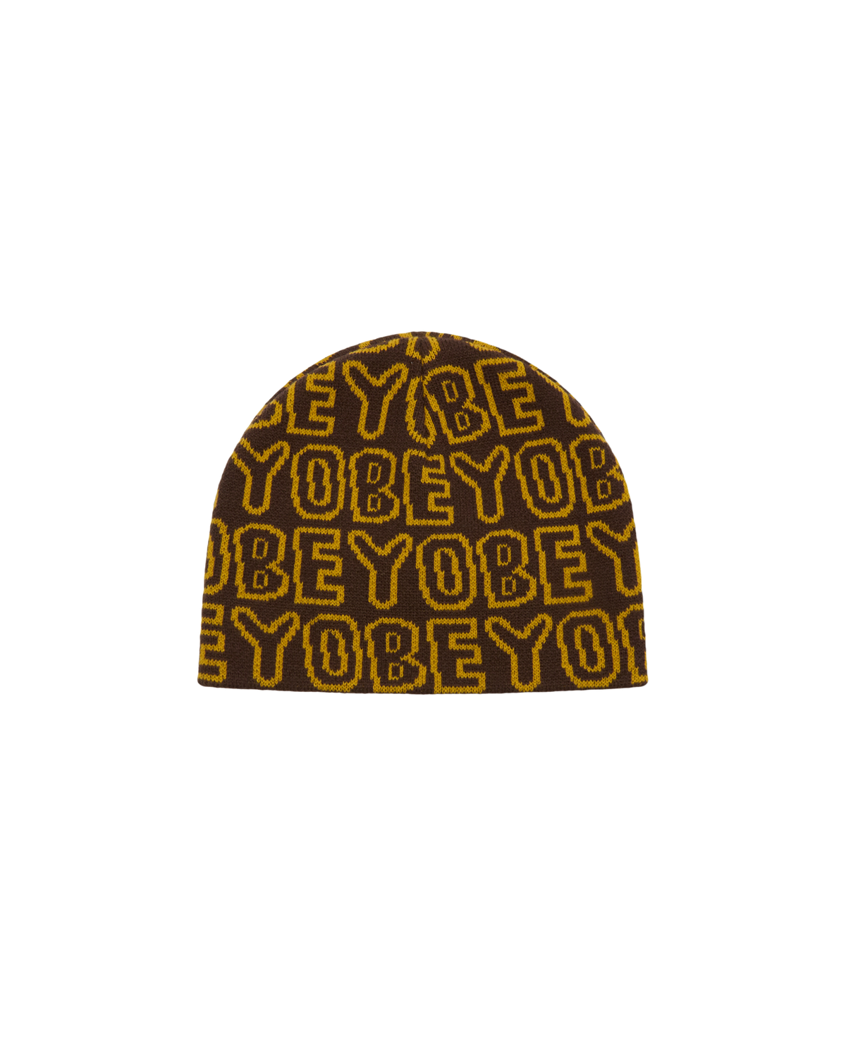 OBEY COMMON BEANIE - DARK BROWN