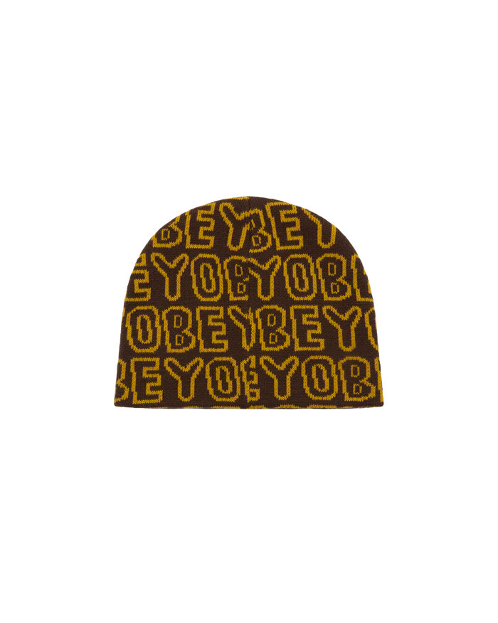OBEY COMMON BEANIE - DARK BROWN