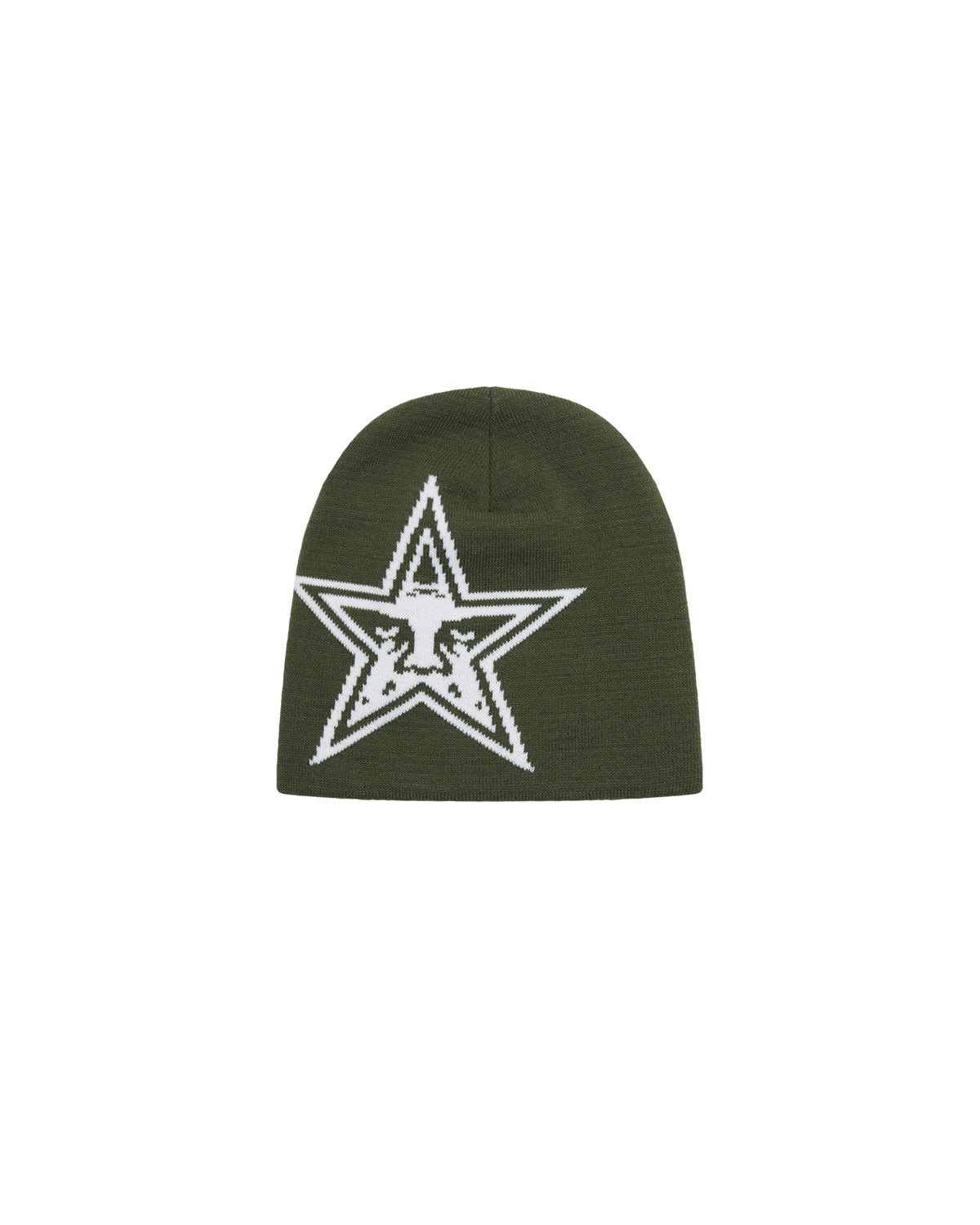 OBEY STAR BEANIE - KOMBU GREEN