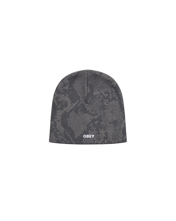 OBEY SILO BEANIE - SNAKE SKIN MULTI