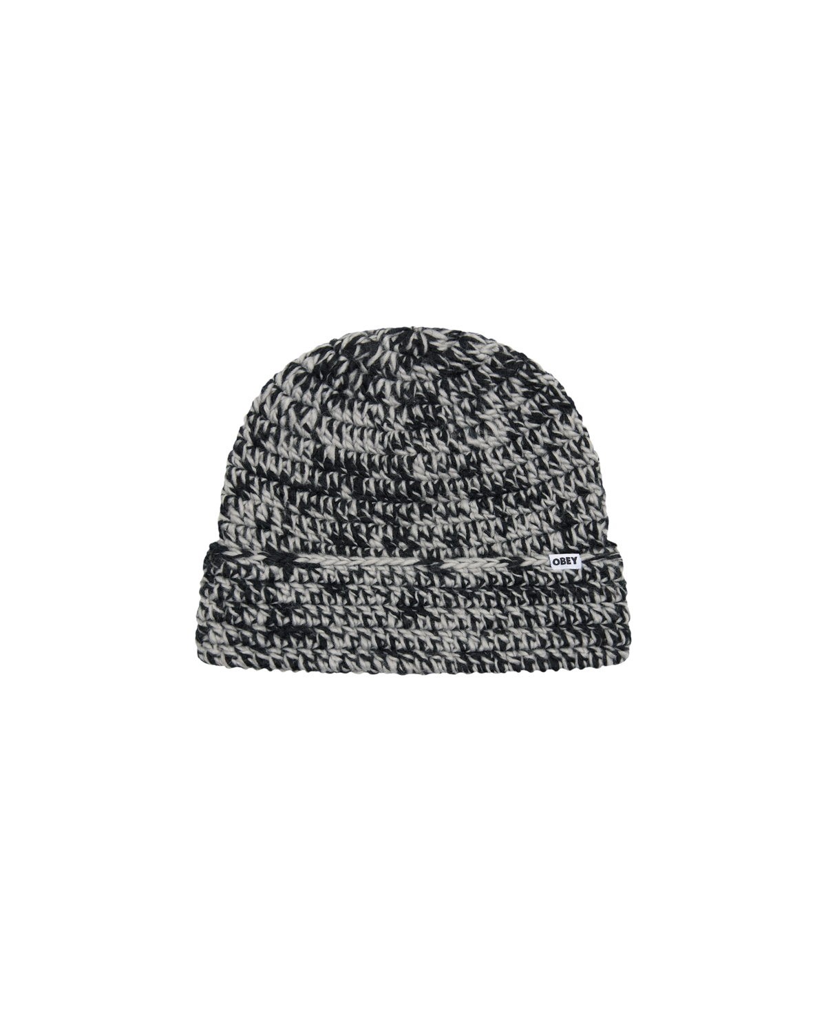 DESMOND CROTCHE BEANIE - BLACK MULTI
