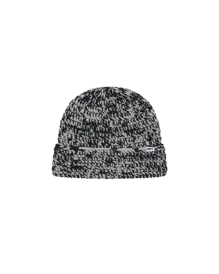 DESMOND CROTCHE BEANIE - BLACK MULTI