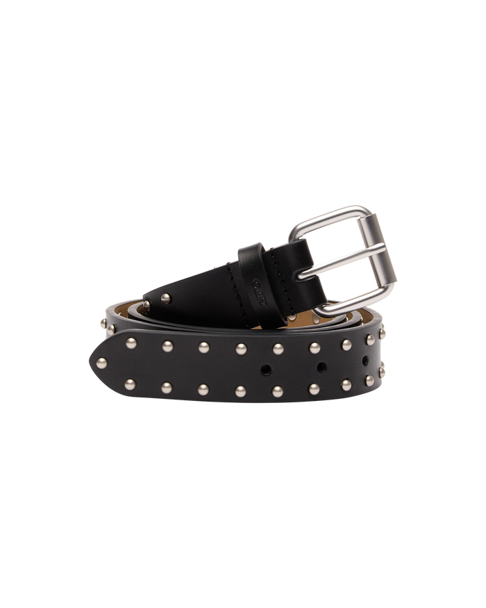 MINI DOME STUDDED BELT - BLACK