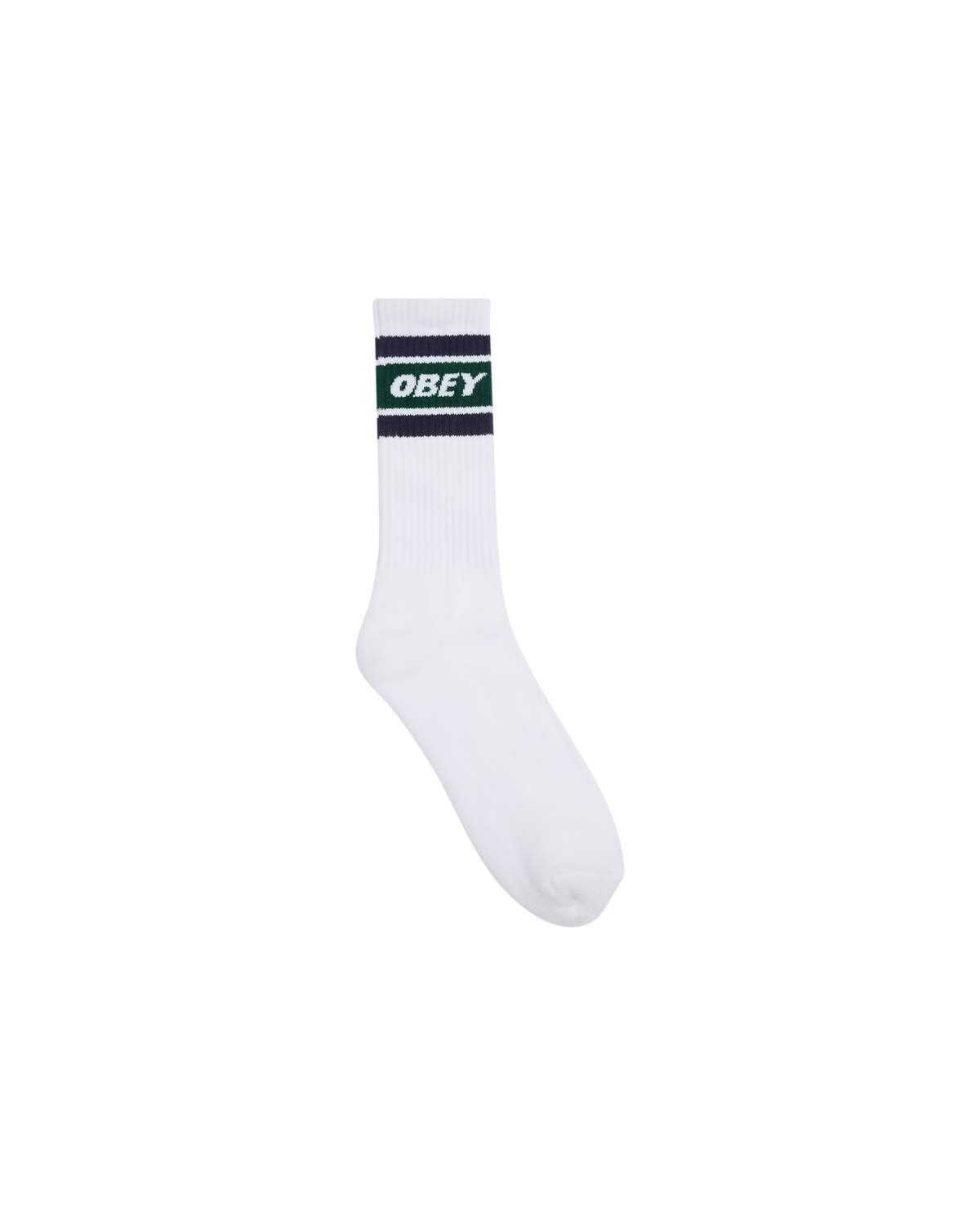 COOPER II SOCKS - WHITE/EDEN GREEN