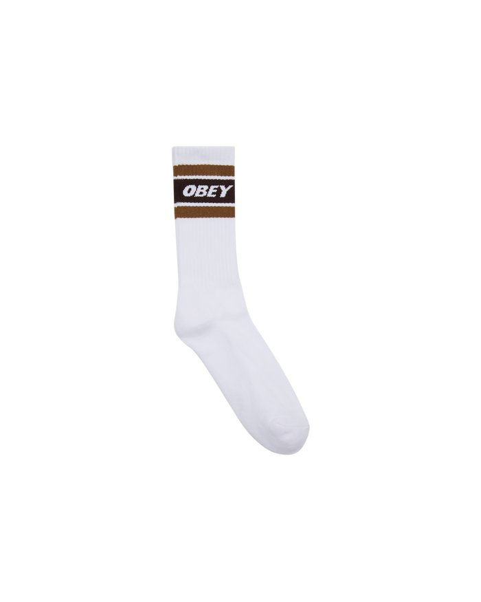 COOPER II SOCKS - WHITE / DEMITASSE