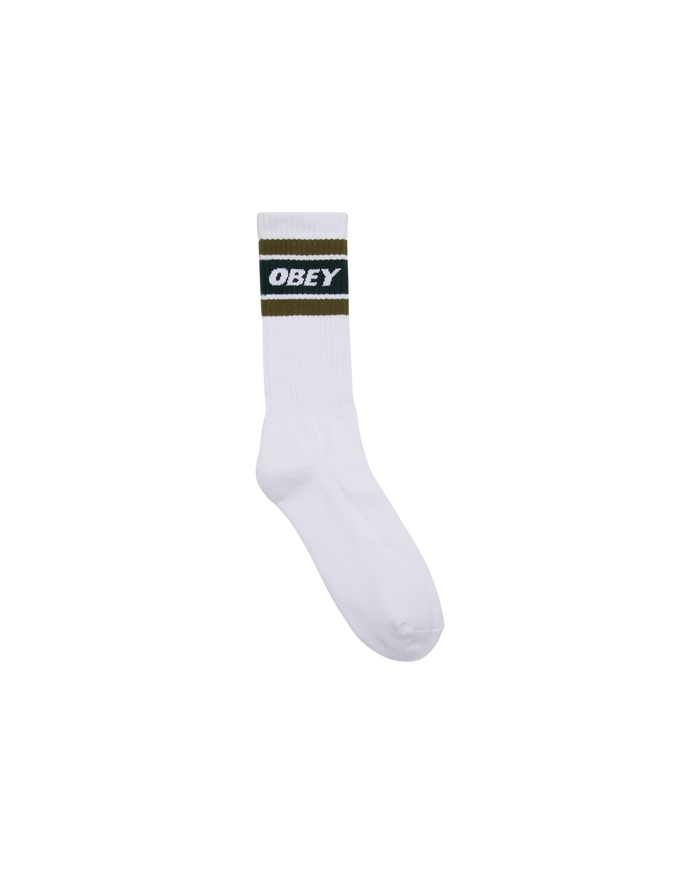 COOPER II SOCKS - WHITE / ROSIN