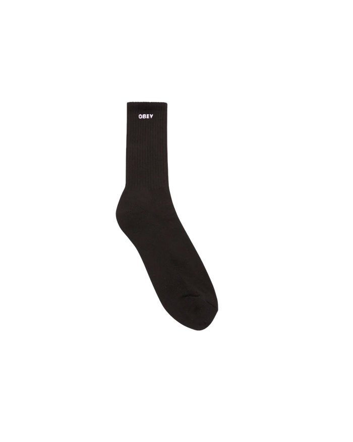 OBEY BOLD SOCKS - BLACK