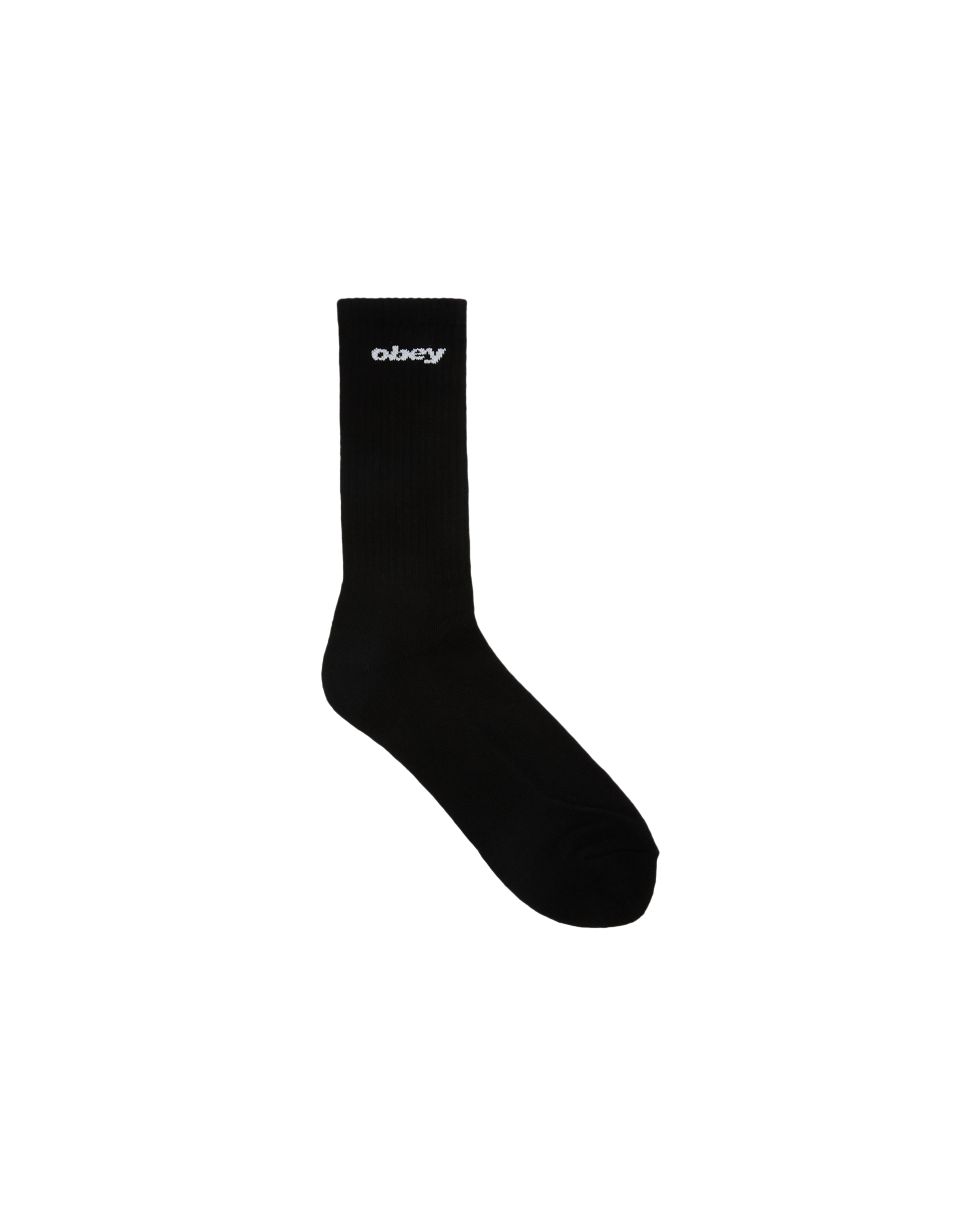 OBEY SPORTS LOGO SOCKS - BLACK