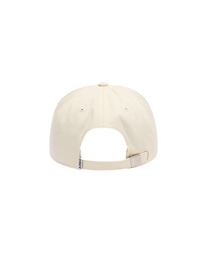OBEY STUDIOS 5 PANEL STRAPBACK - UNBLEACHED MULTI