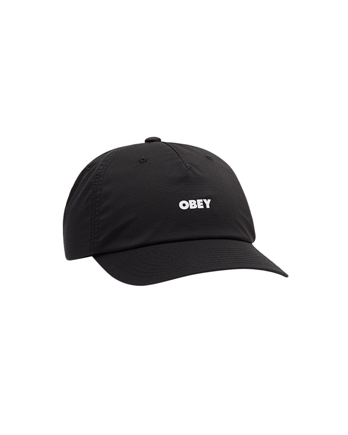 OBEY MILES 5 PANEL STRAPBACK - BLACK