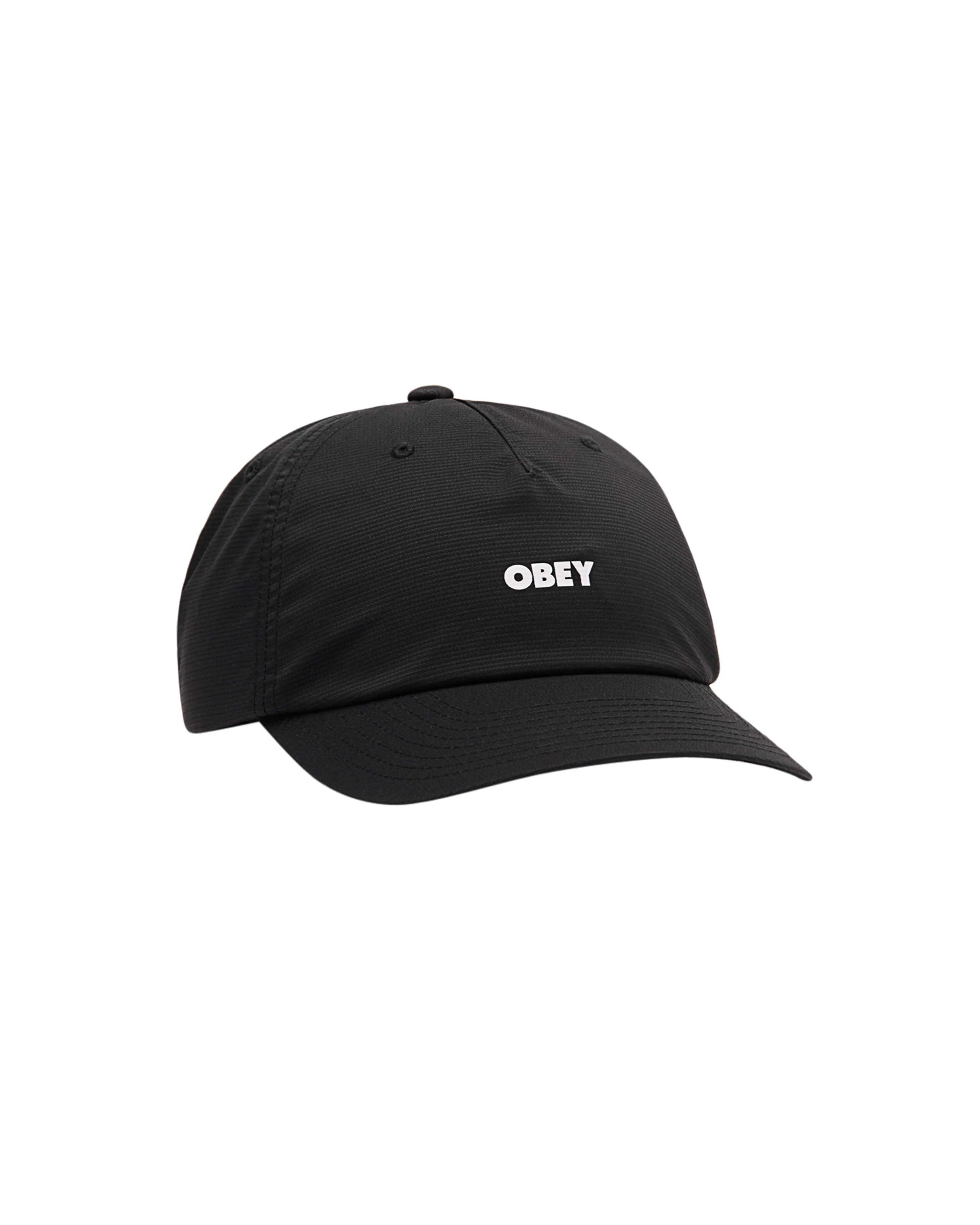 OBEY MILES 5 PANEL STRAPBACK - BLACK