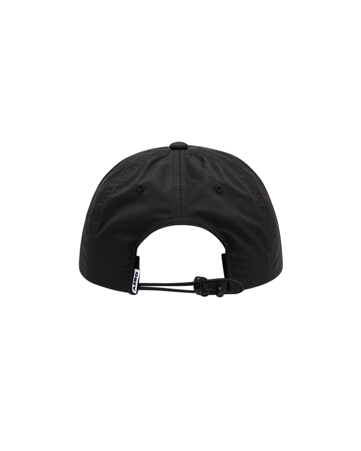 OBEY MILES 5 PANEL STRAPBACK - BLACK