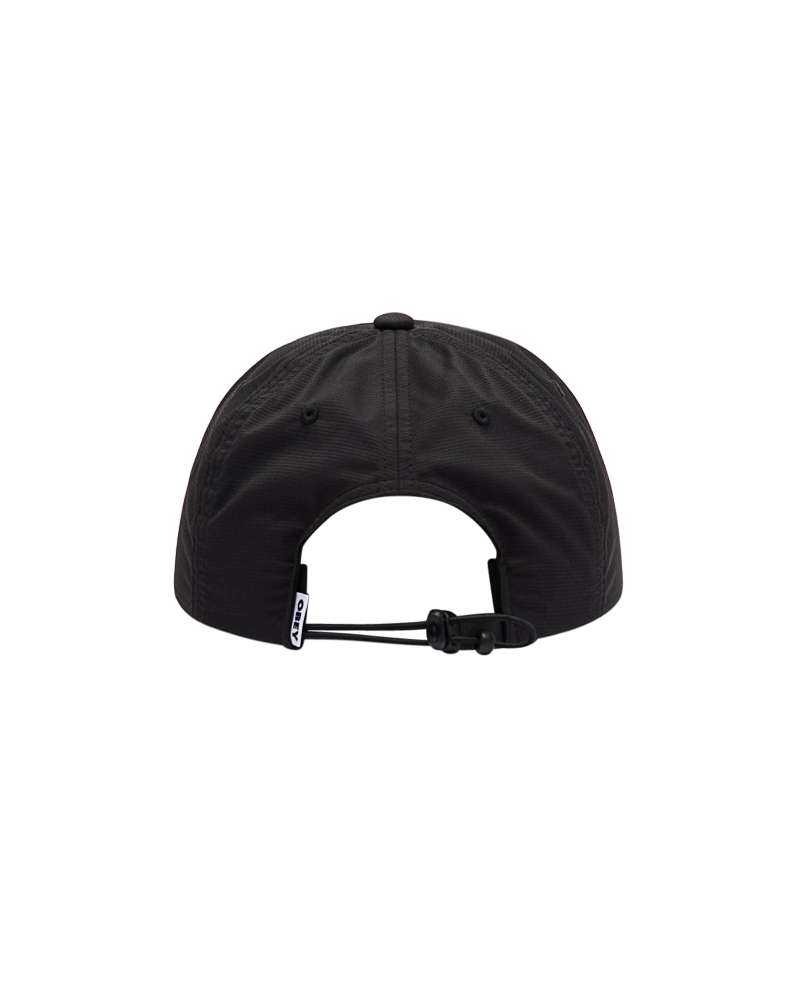 OBEY MILES 5 PANEL STRAPBACK - BLACK