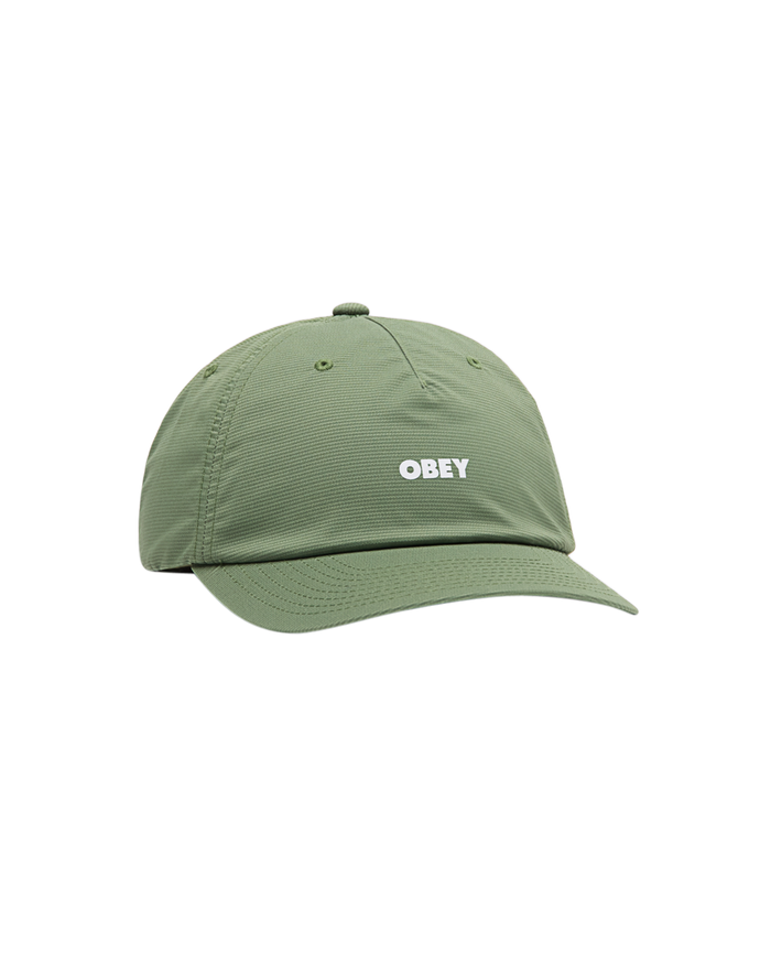OBEY MILES 5 PANEL STRAPBACK - OLIVE
