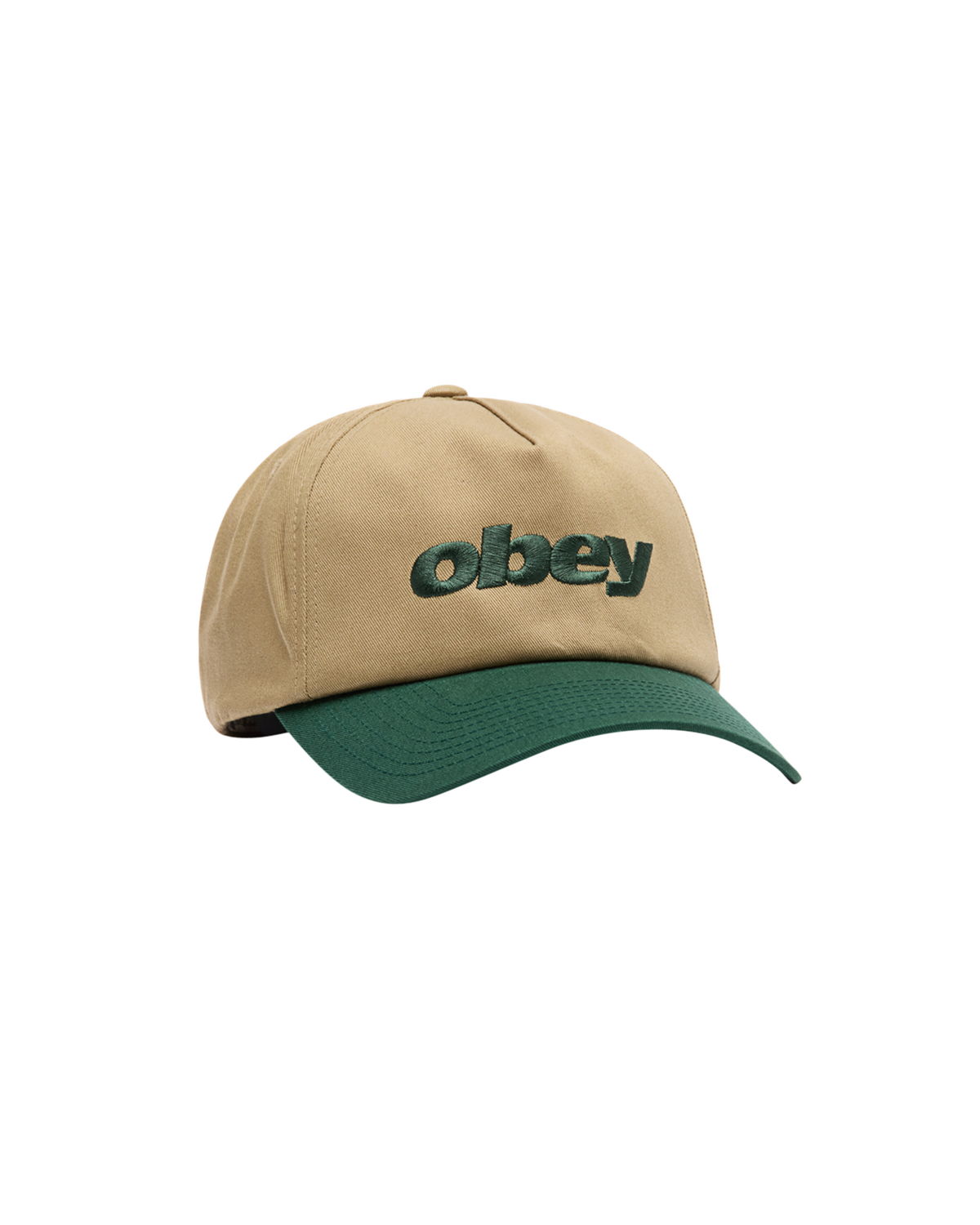 OBEY DELTA 5 PANEL STRAPBACK - KHAKI MULTI