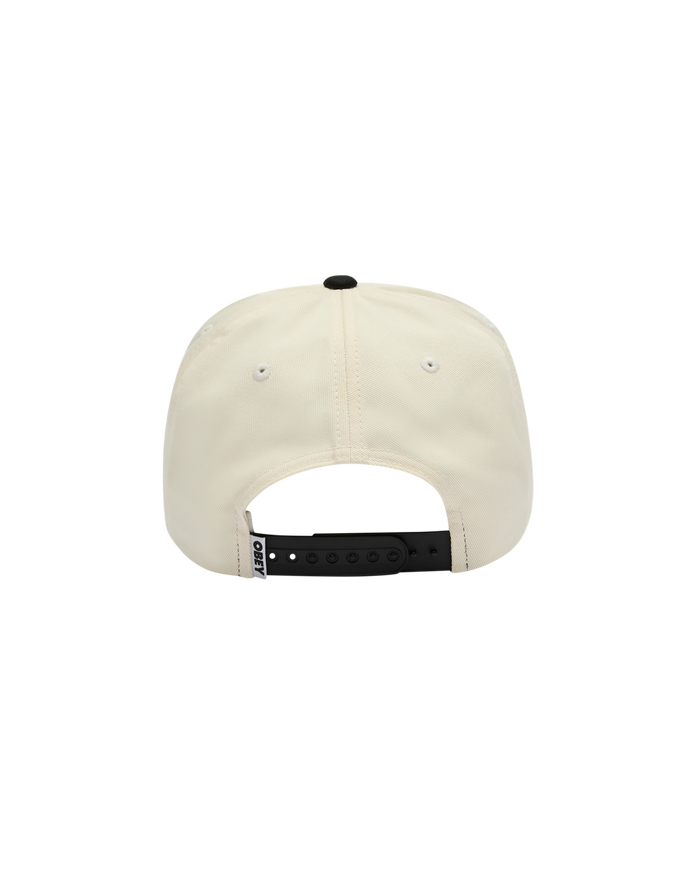 OBEY WORLD RECORDS5PANEL SNAPBACK - BLACK MULTI