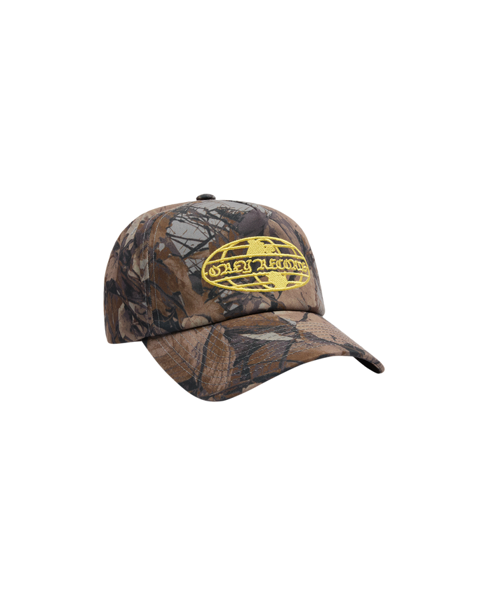 OBEY WORLD RECORDS5PANEL SNAPBACK - FENCE CAMO MULTI