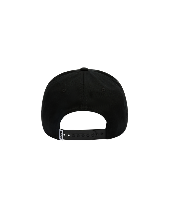 DELTA 5 PANEL SNAPBACK - BLACK