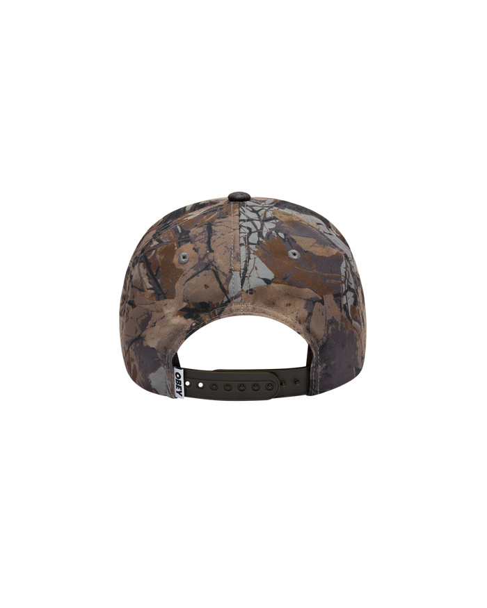 DELTA 5 PANEL SNAPBACK - FENCE CAMO MULTI