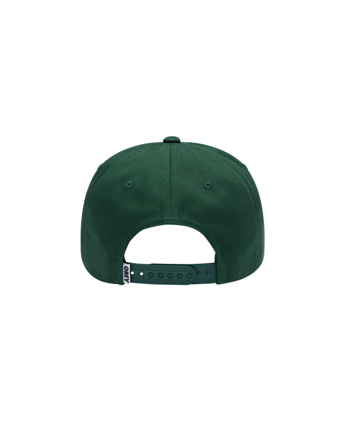 DELTA 5 PANEL SNAPBACK - POSY GREEN