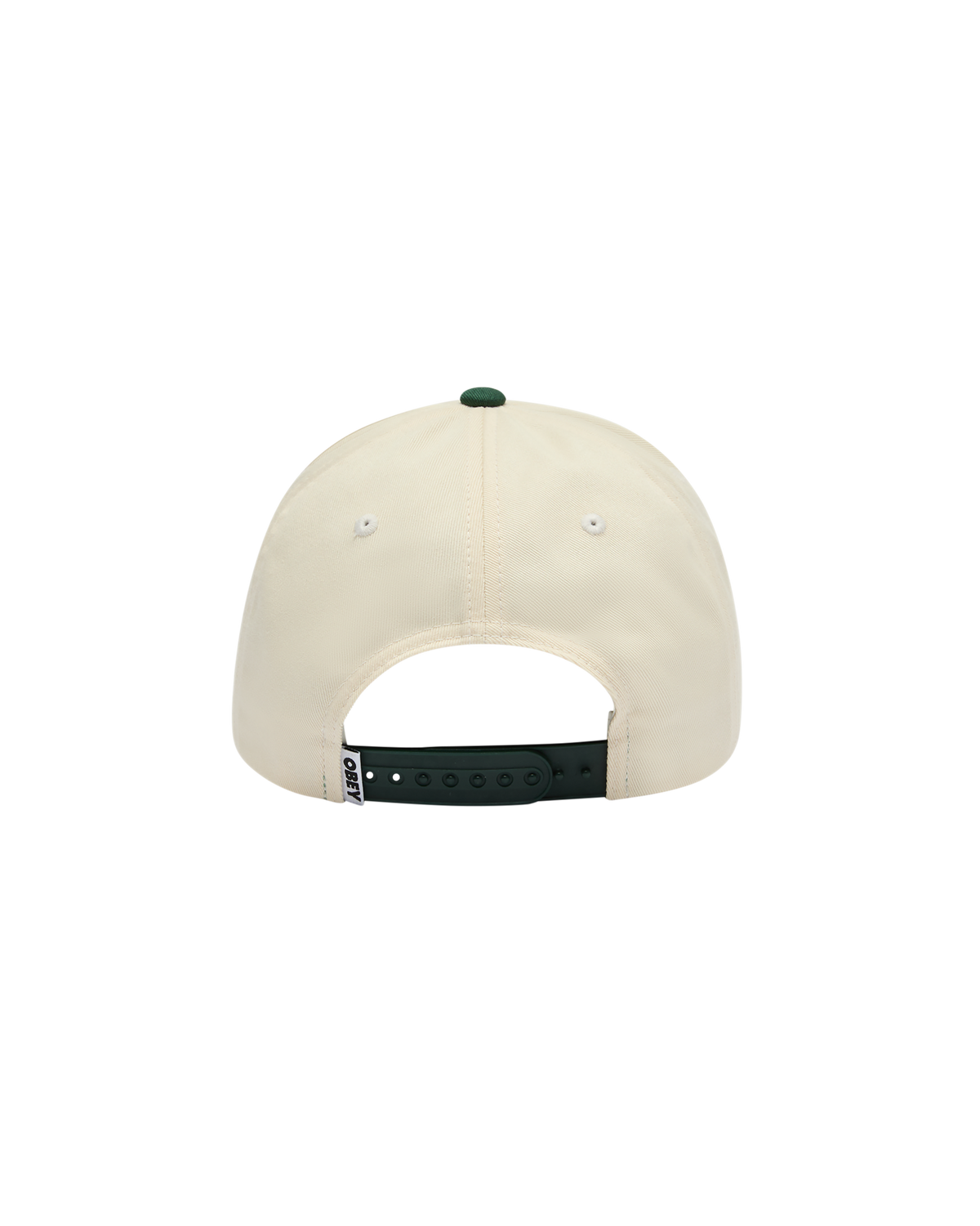 OBEY DELTA 5 PANEL SNAPBACK - SPRUCE MULTI