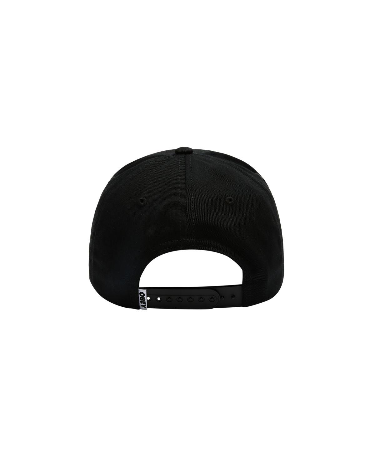 OBEY RANCH 5 PANEL SNAPBACK - BLACK