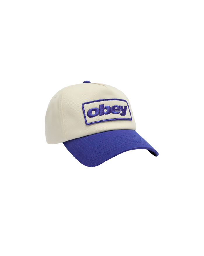 OBEY RANCH 5 PANEL SNAPBACK - ROYAL BLUE MULTI