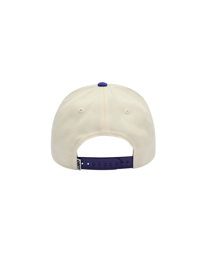 OBEY RANCH 5 PANEL SNAPBACK - ROYAL BLUE MULTI