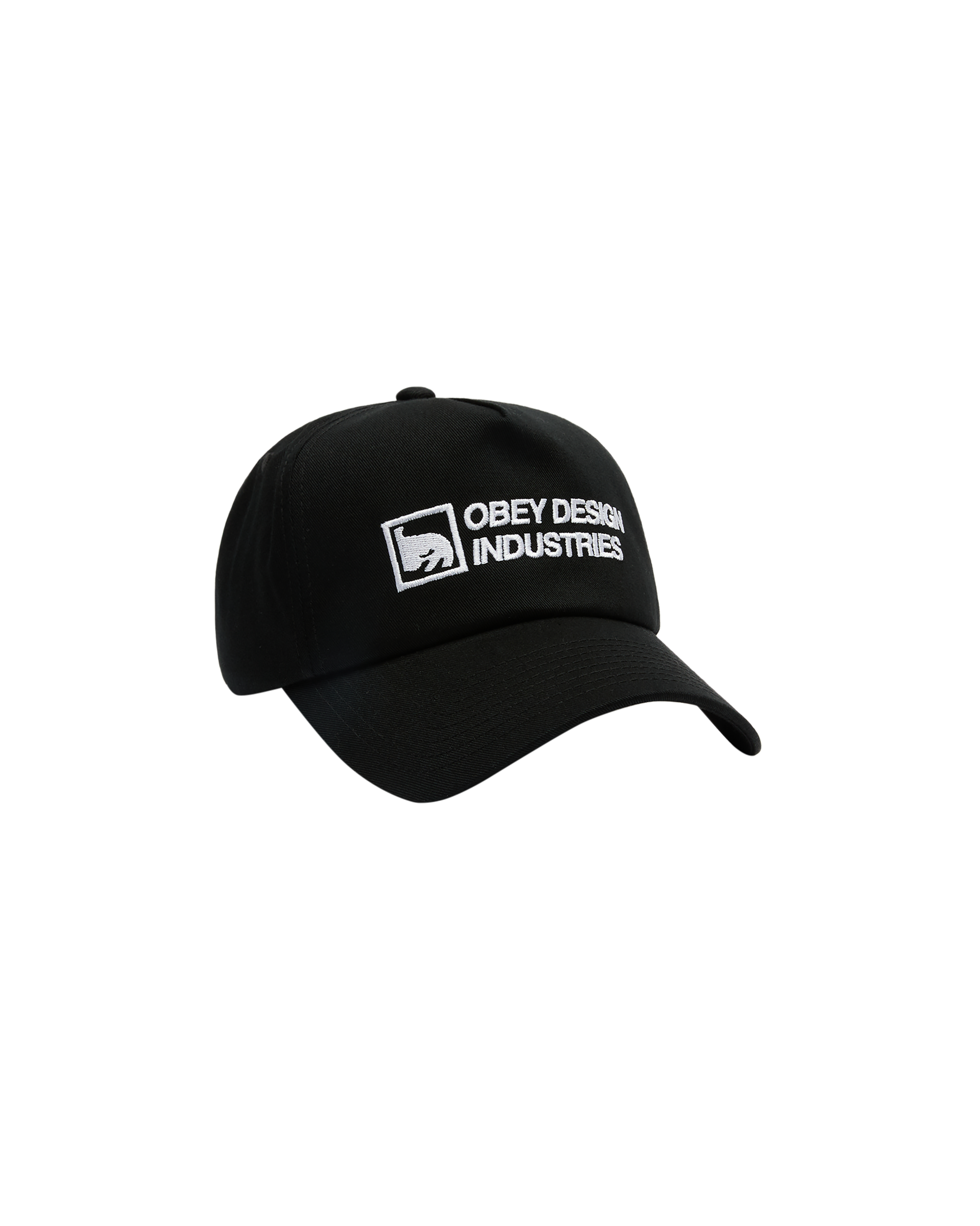 DESIGN INDUSTRIES 5PANEL SNAPBACK - BLACK