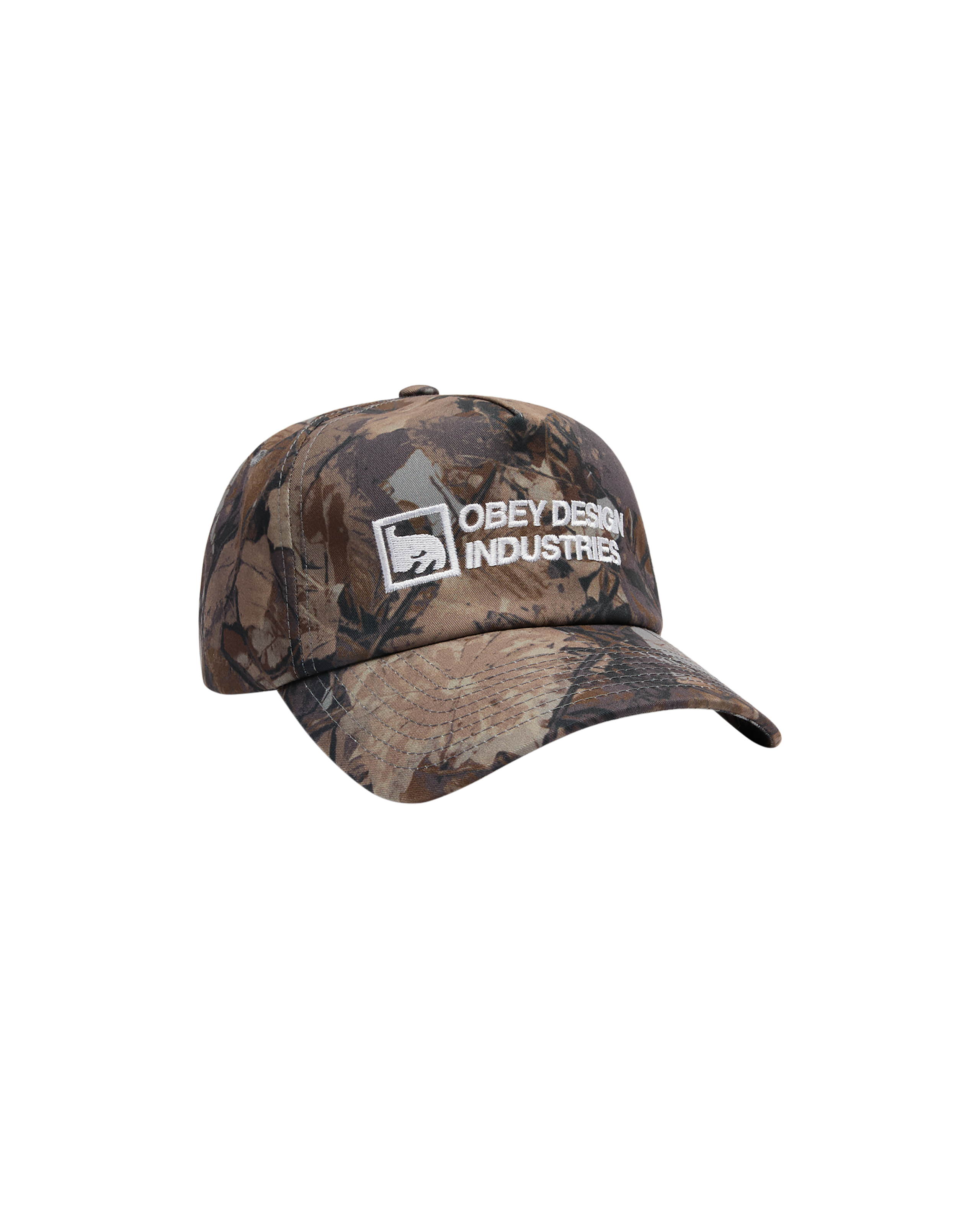 DESIGN INDUSTRIES 5PANEL SNAPBACK - FENCE CAMO MULTI