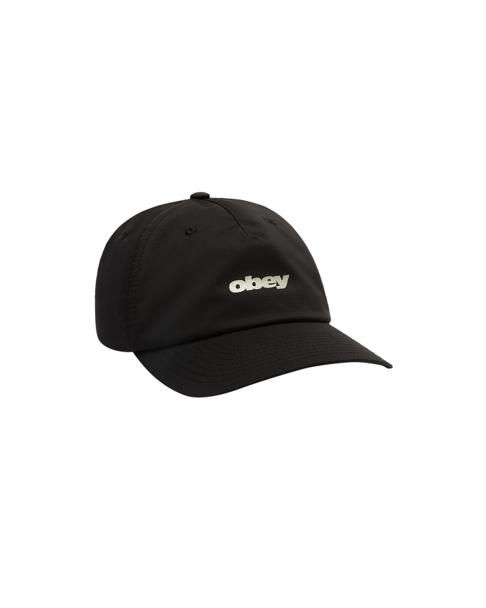 OBEY STRIDE 5 PANEL STRAPBACK - BLACK