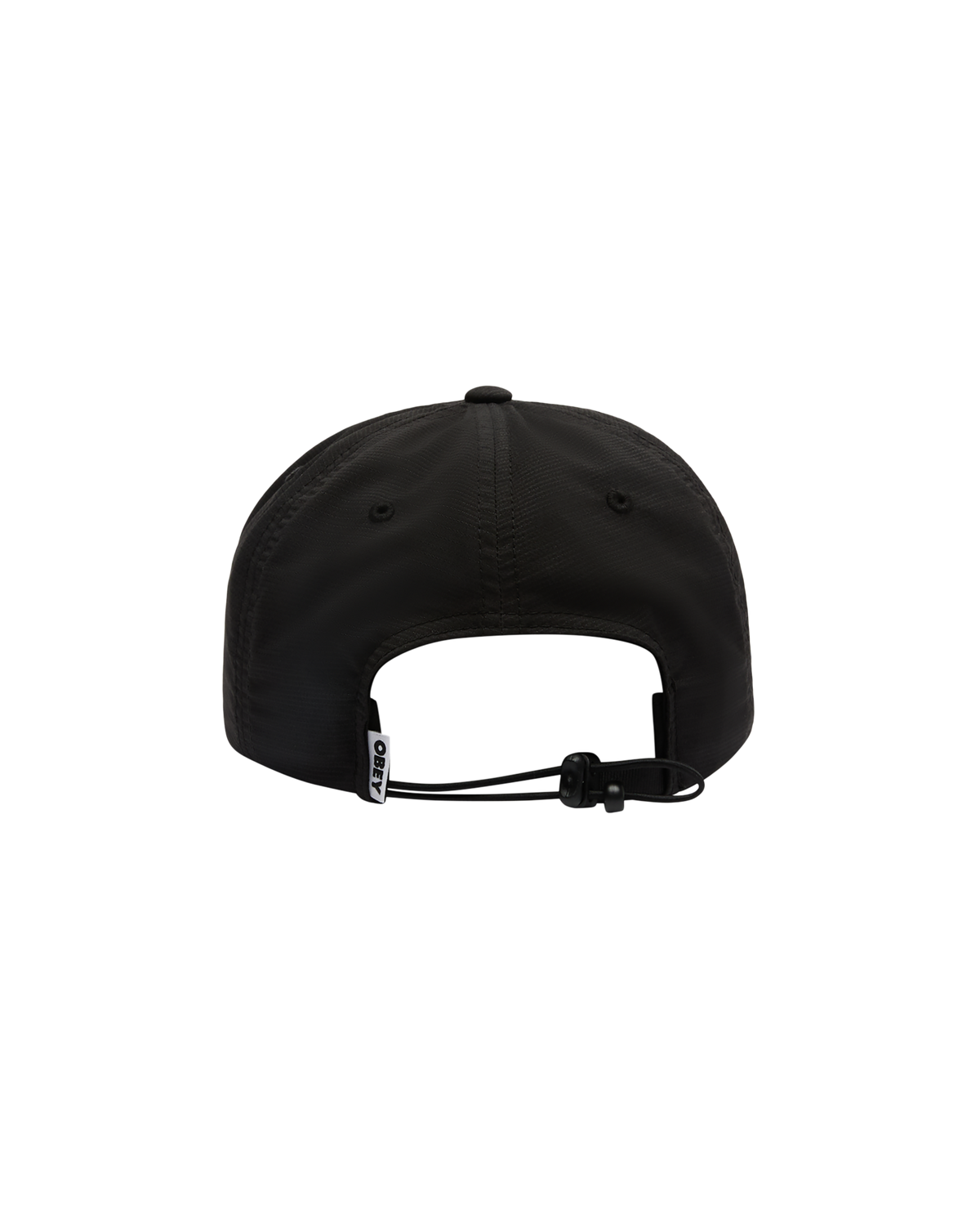 OBEY STRIDE 5 PANEL STRAPBACK - BLACK