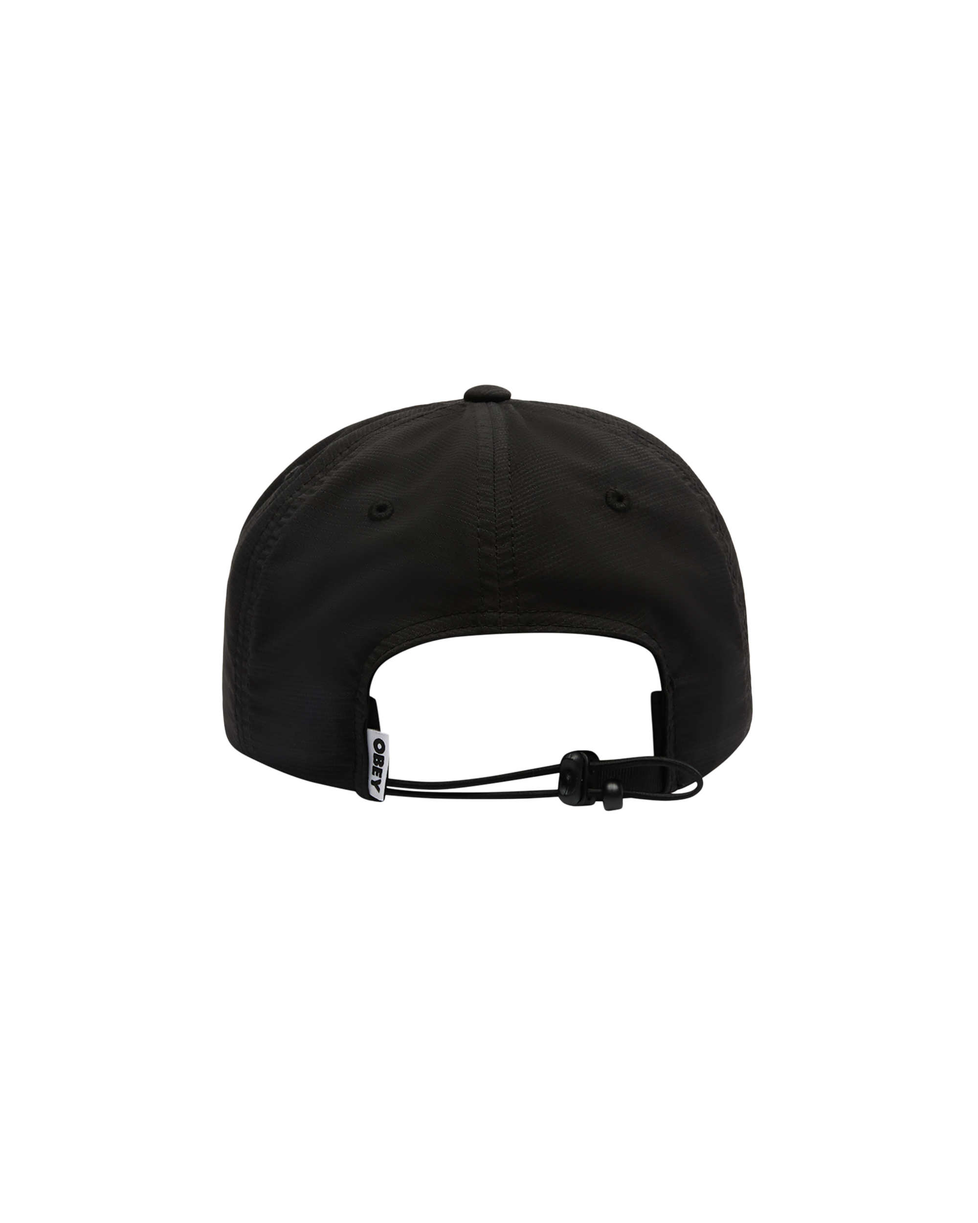 OBEY STRIDE 5 PANEL STRAPBACK - BLACK