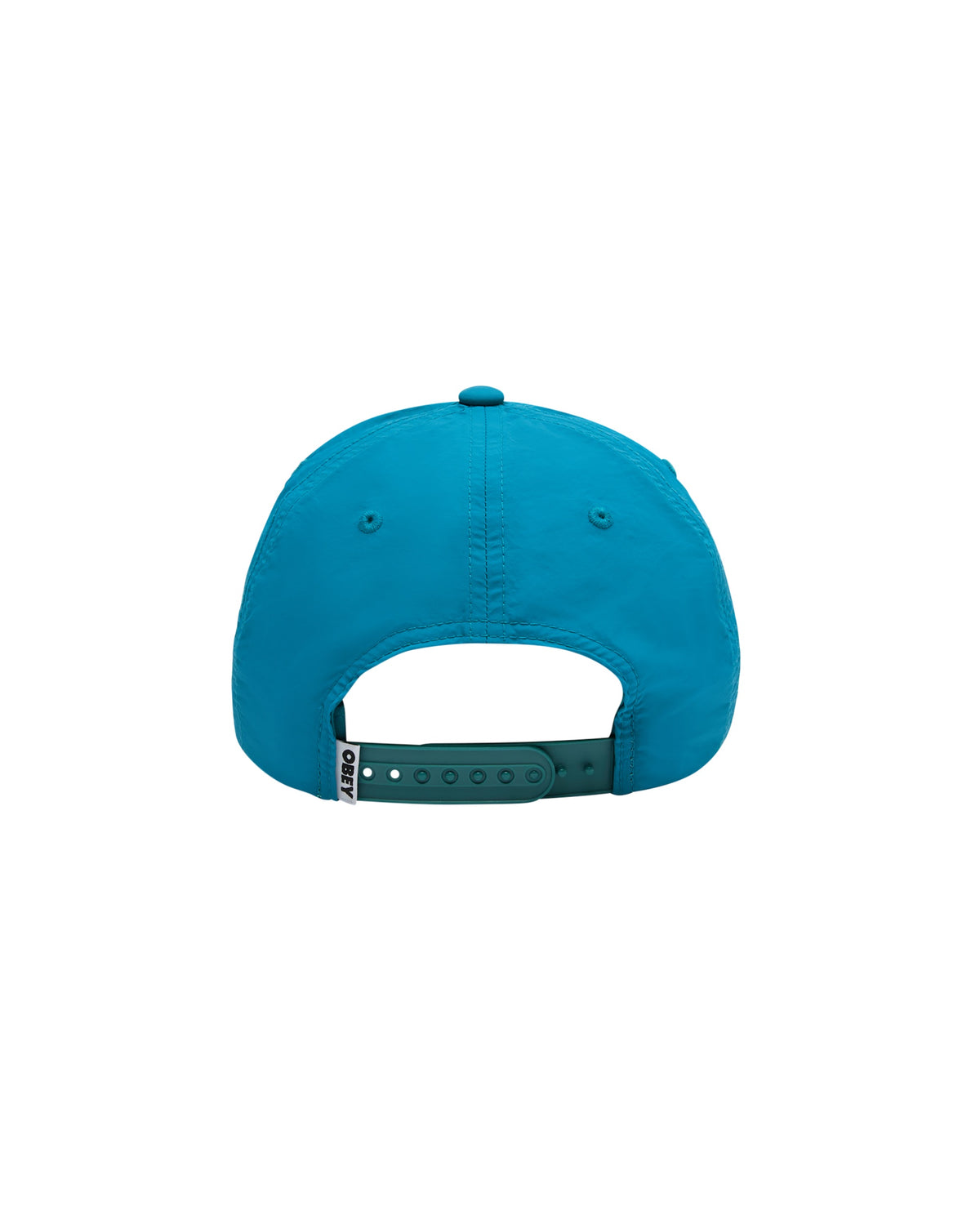 OBEY STIPPLE 5 PANEL NYLON SNAPBACK - TEAL