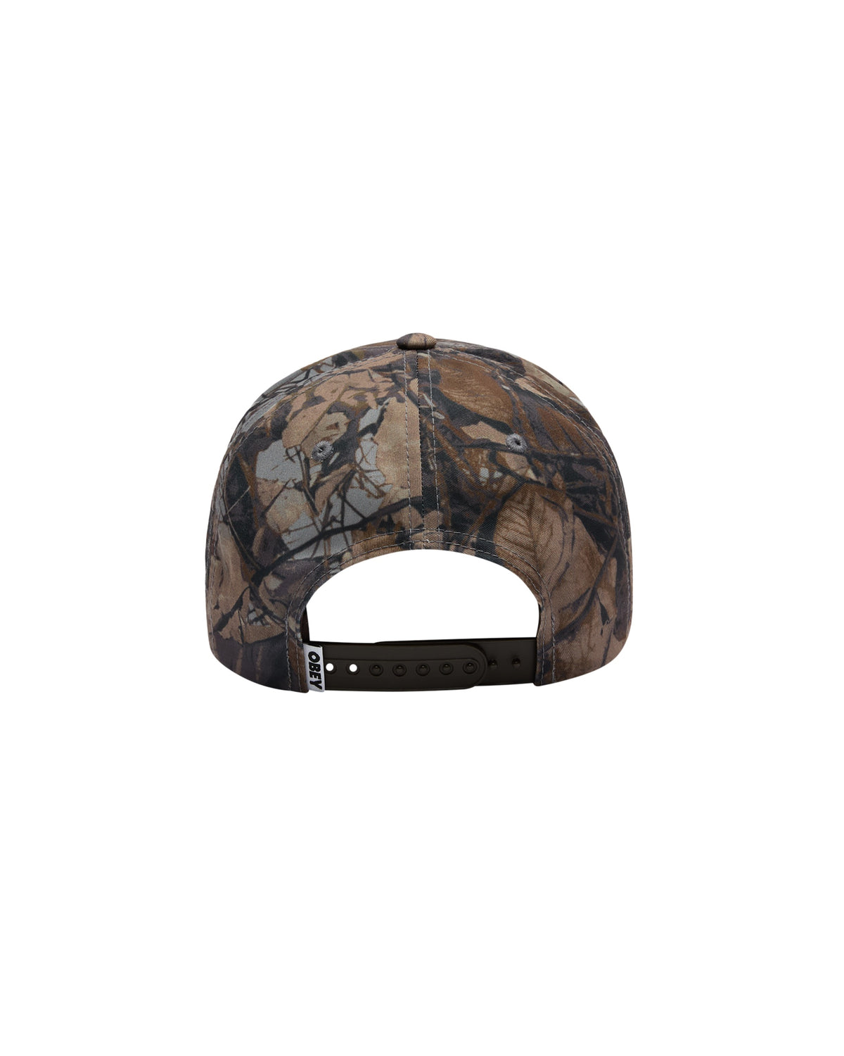 OBEY SPEED SQUAD 5 PANEL SNAPBACK - FENCE CAMO MULTI