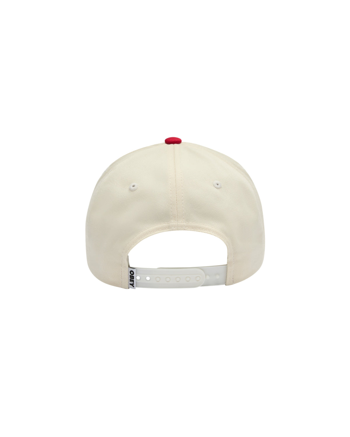 OBEY SPEED SQUAD 5 PANEL SNAPBACK - TRUE RED MULTI