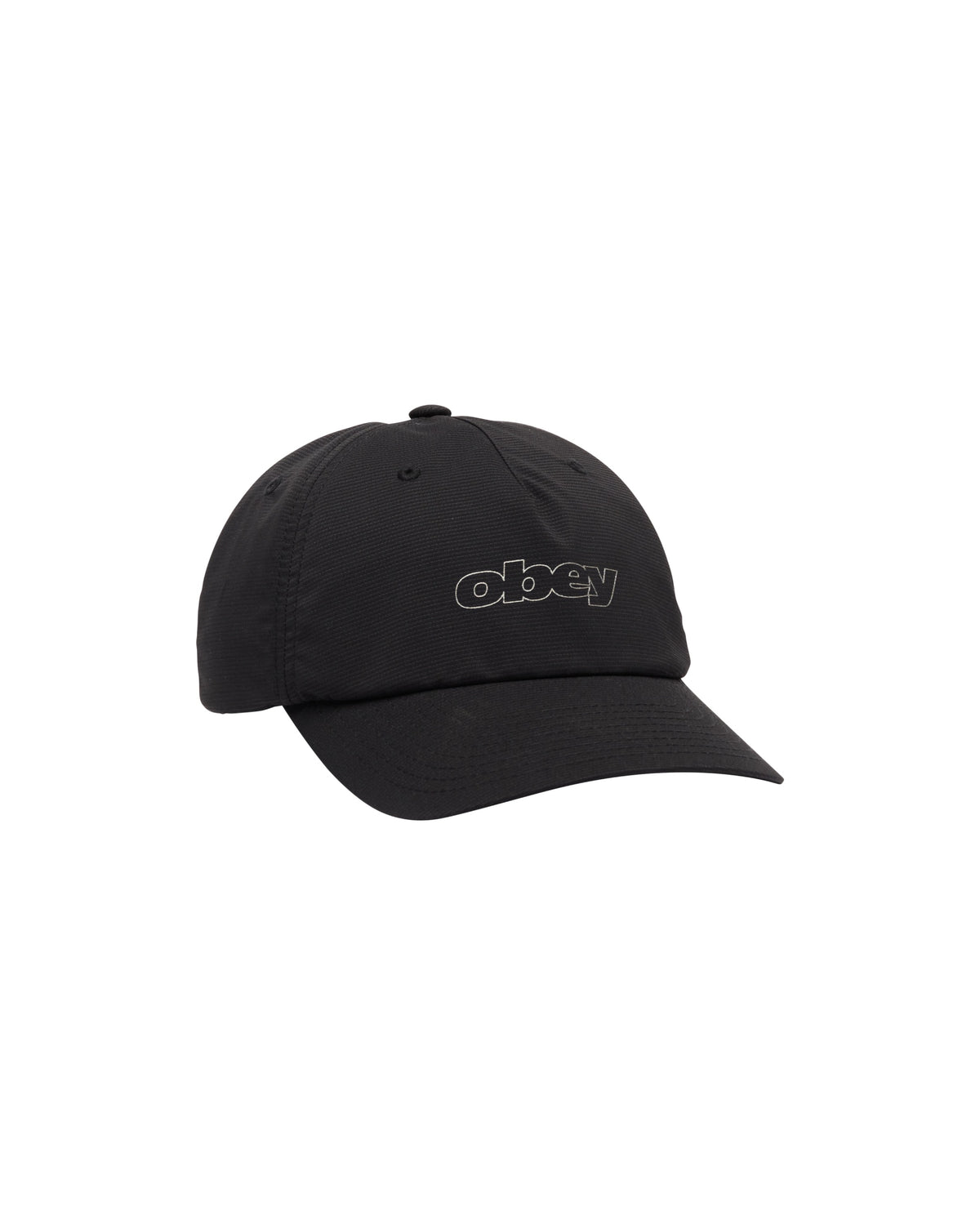 OBEY SCAMBLE 5 PANEL STRAPBACK - BLACK