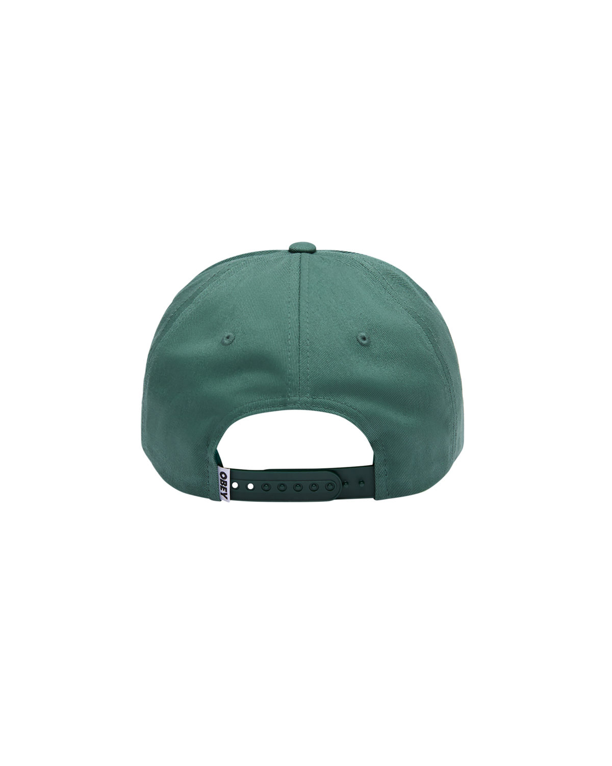 OBEY LOUNGE 5 PANEL SNAPBACK - FOREST GREEN