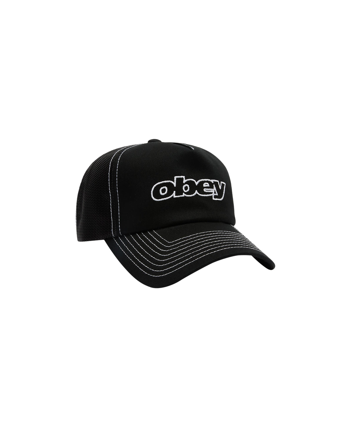 OBEY FORM TRUCKER - BLACK