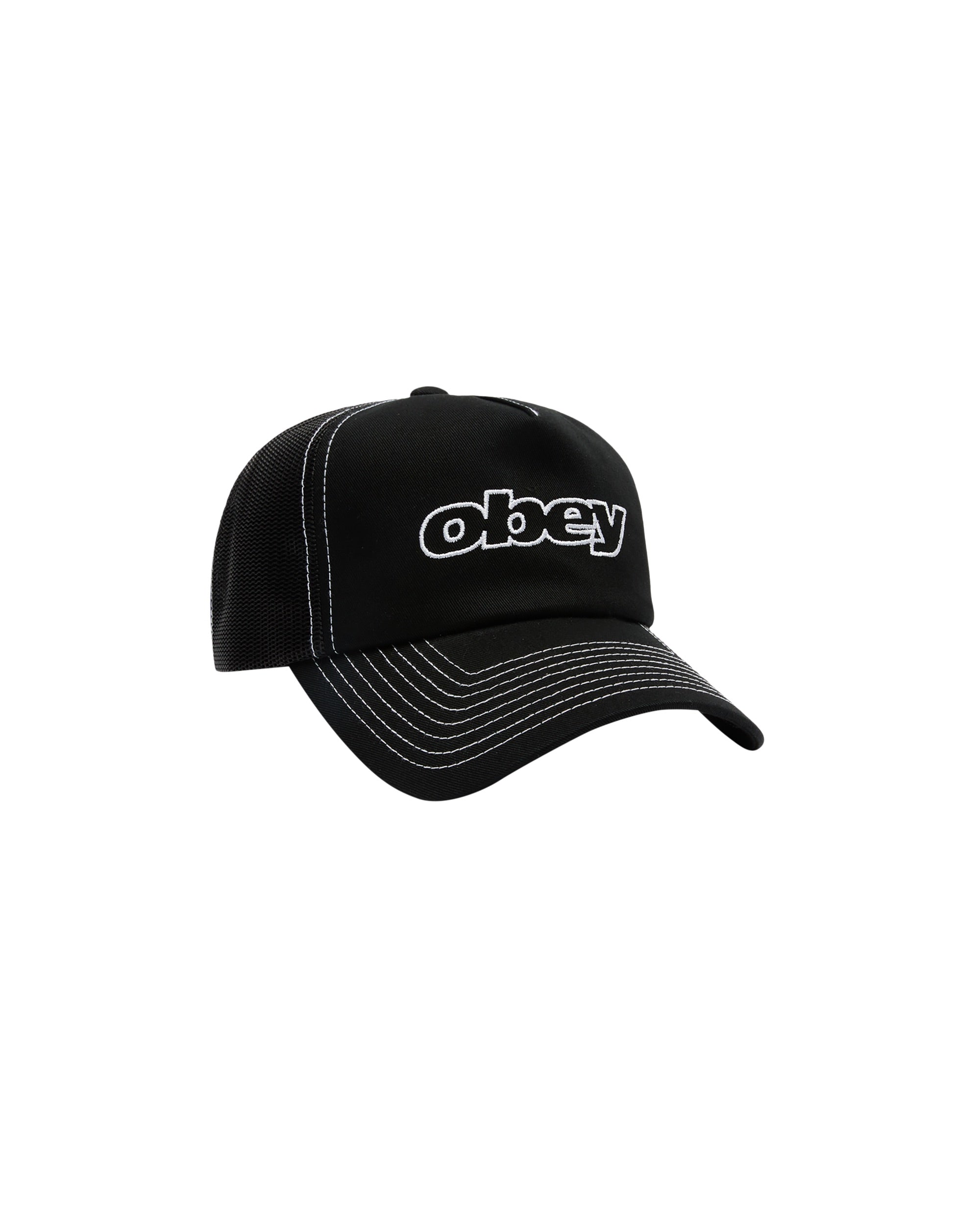 OBEY FORM TRUCKER - BLACK