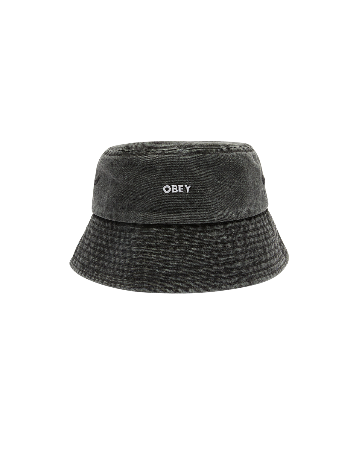 BOLD PIGMENT TWILL BUCKET HAT - PIGMENT BLACK