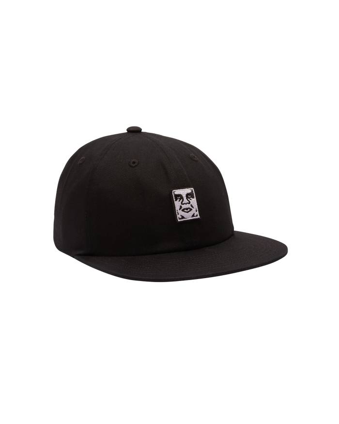 ICON PATCH PANEL STRAPBACK - BLACK