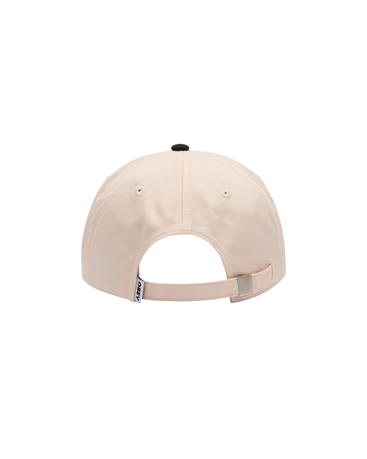 OBEY COLLEGIATE 6 PANEL STRAPBACK - BLACK MULTI