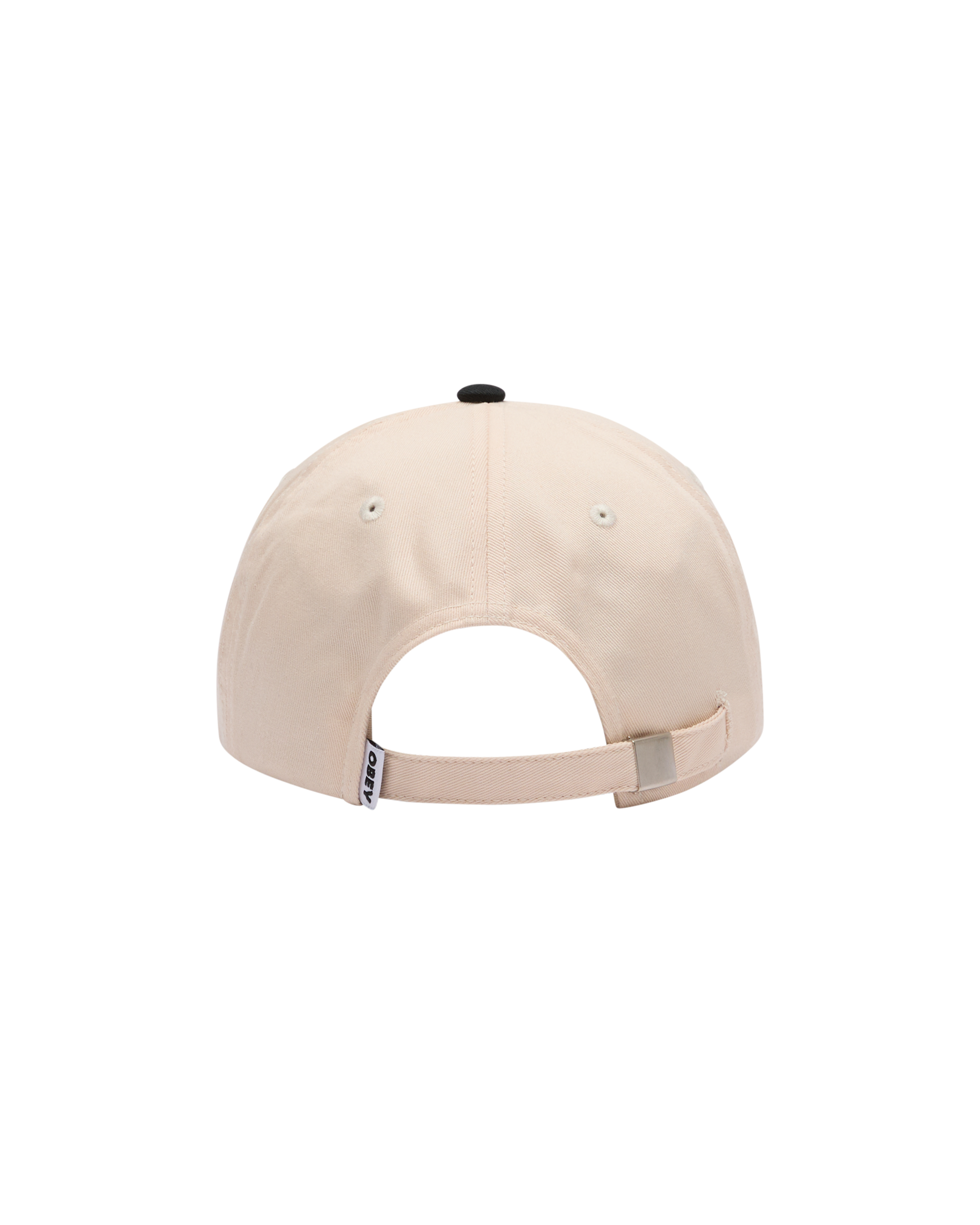 OBEY COLLEGIATE 6 PANEL STRAPBACK - BLACK MULTI