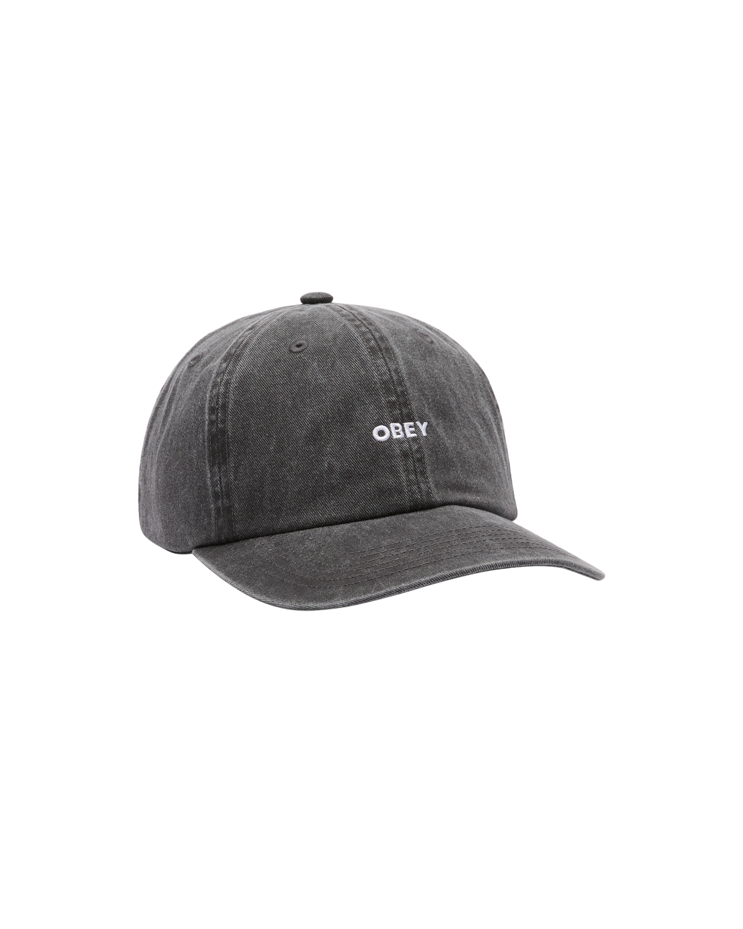 PIGMENT BOLD 6 PANEL STRAPBACK - PIGMENT BLACK