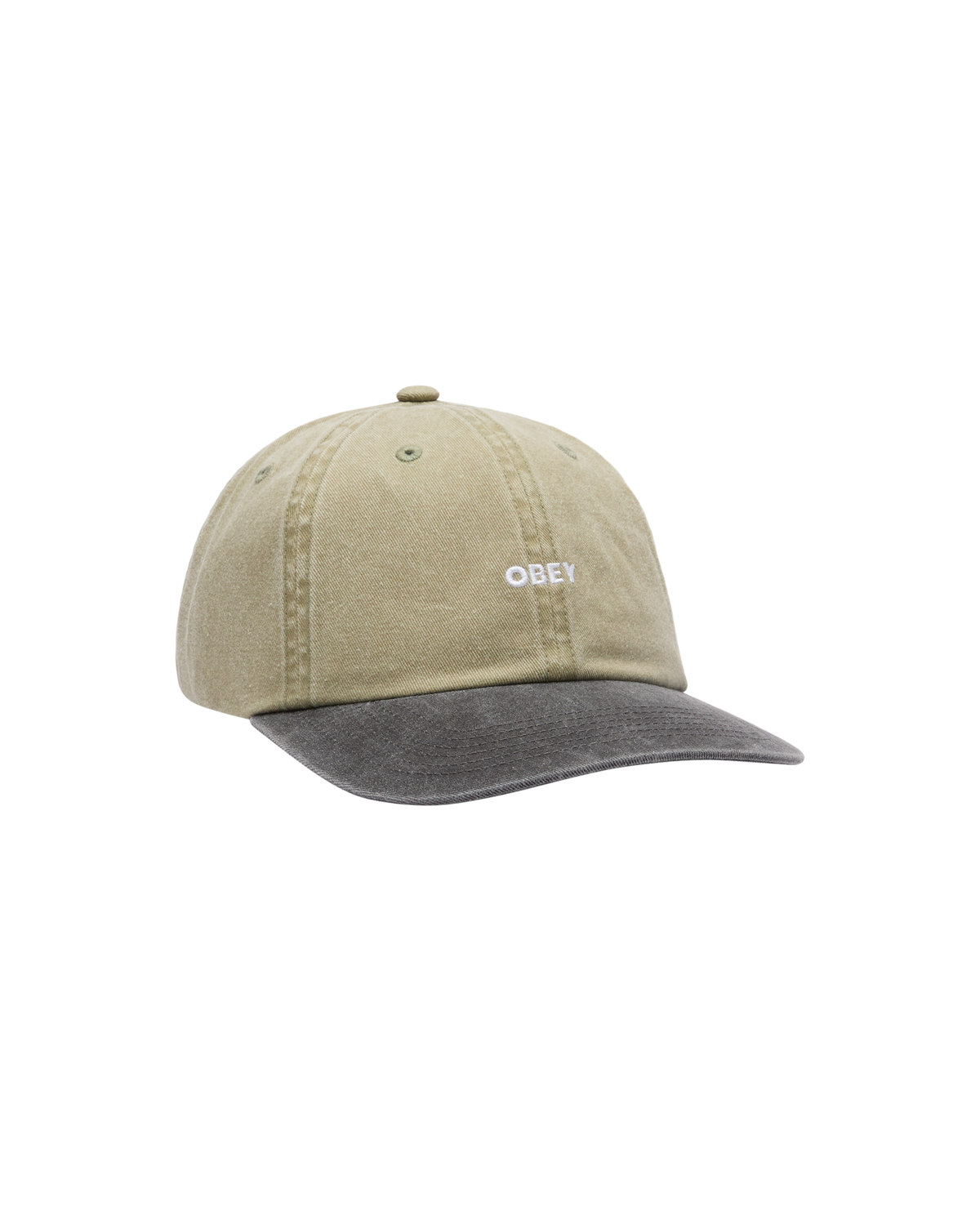 PIGMENT BOLD 6 PANEL STRAPBACK - PIGMENT KHAKI MULTI